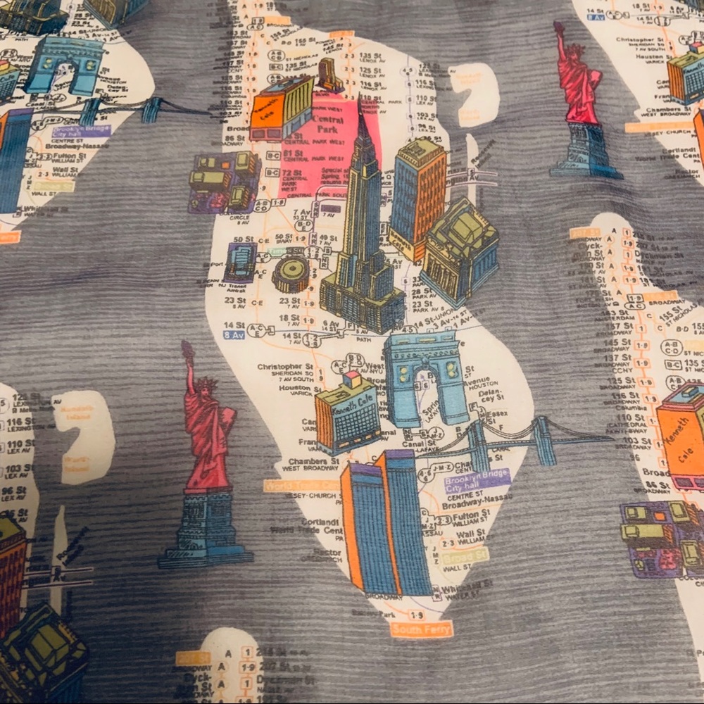 Kenneth Cole New York Print Scarf